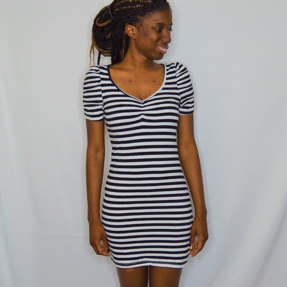 H&M Dresses & Skirts - H&M Black and White Striped Dress